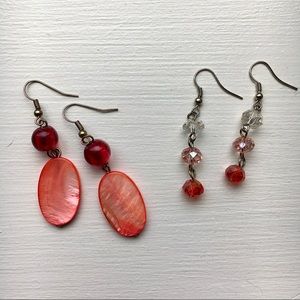 3/$15! Iridescent ear rings, 2 PAIR